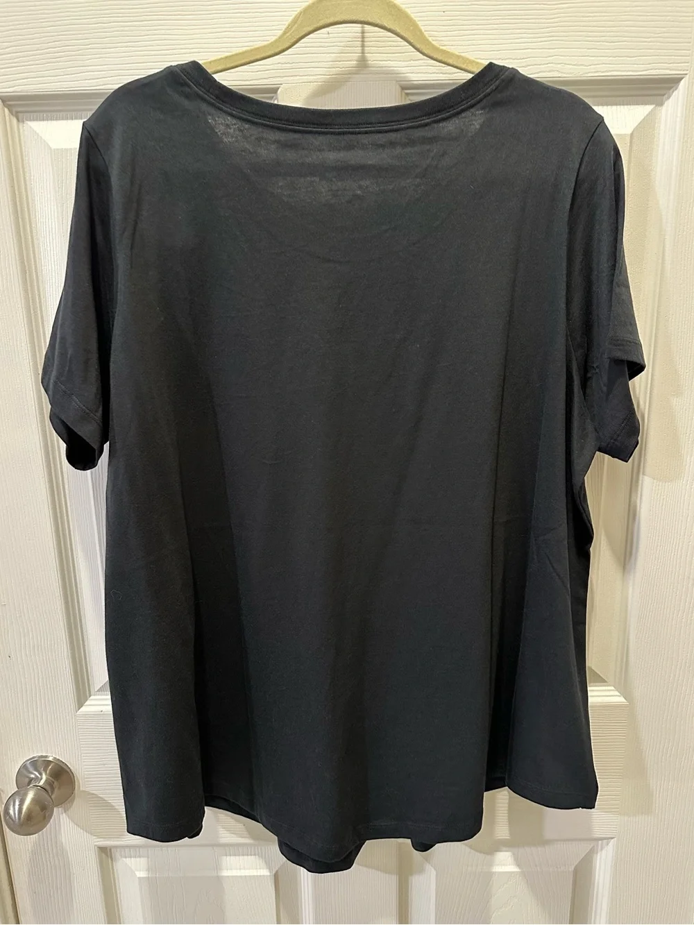 Nike 1X Black Logo Crewneck Cotton Tee Shirt NWT